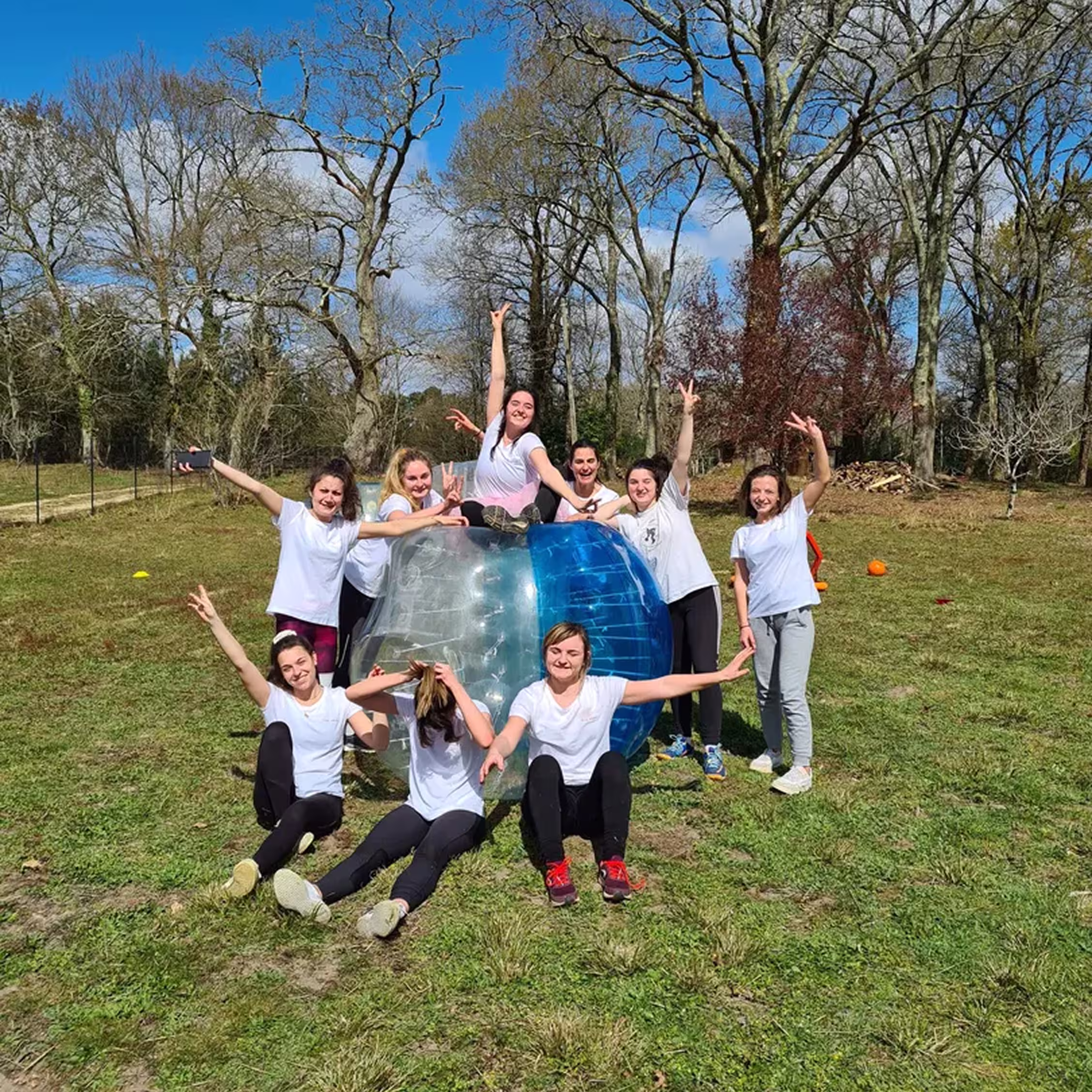 Sortie en groupe Bordeaux - pose bleu balle