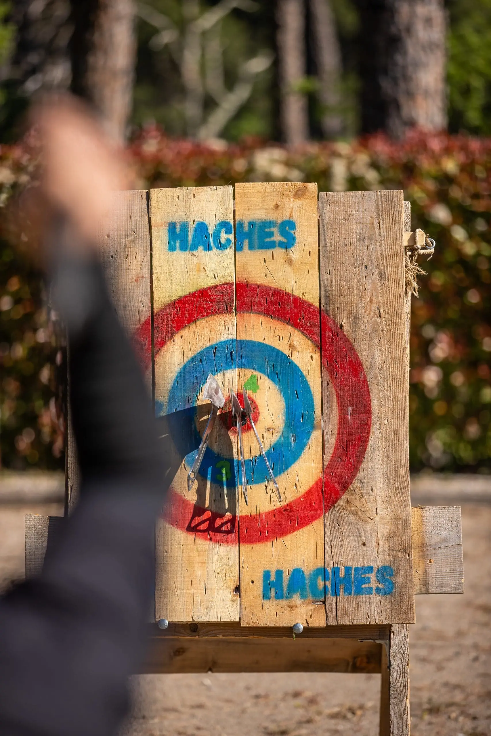Archery game UniGames - lancer hache balle cible